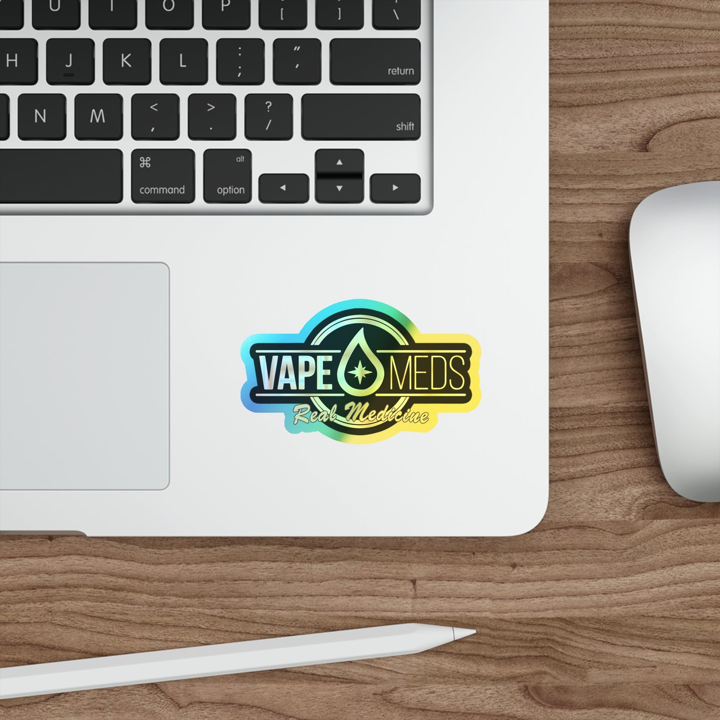 VapeMeds® Holographic Die-cut Stickers